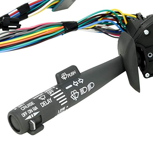 Multi-Function Combination Column Switch - Turn Signal/Wiper/Washers/Hazard/Cruise Control For Fits Chevy Tahoe, Blazer, Suburban, K1500, Sierra Replaces OE Part# 2330814, 26100985, 26036312 - Thumbnail 6