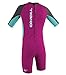 O'Neill Wetsuits Toddler 2 mm Spring Wetsuit, Berry/Aqua/Graphite, 3