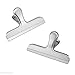 COVASA Stainless Steel Chip Bag Clips 3 inch Wide , Great for Air Tight Seal Grip on Coffee Bags -10 pieces