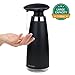 Automatic Sensor Soap Pump, Wimaha Countertop Soap Dispenser, IR Infrared Touchless Auto Soap Dispenser for Bathroom, Kitchen, Adjustable Dispensing Volume, Large Capacity 11oz, Black
