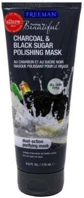 Freeman Feeling Beautiful Polishing Mask, Charcoal & Black Sugar - 2pc by Freeman Feeling Beautiful