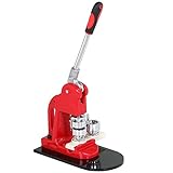 truecharms 1Inch 25mm Button Badge Maker Machine with Extra 500Pcs Button Parts Circle Cutter School DIY