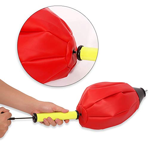 Calma-Dragon-Punching-Ball-Adultos-Saco-de-Boxeo-Prctica-de-Boxeo-Altura-Ajustable-de-pie-Bola-de-Velocidad-Set-de-Boxeo-para-Adultos-Pelota-Color-Rojo-y-Negro