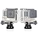 Sametop 360 Degree Rotating Quick Release Buckle Clip Mount Compatible with GoPro Hero (2018), Fusion, Hero 7, 6, 5, 4, Session, 3+, 3, 2, 1 Cameras (2 Packs)