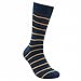 Rambutan Men's Volcano Collection Cotton Seamless Dress Socks US 8.5-12.5 Multi Color (Navy)