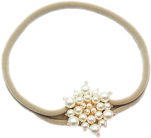 Flairs New York Baby Infant Christmas Holiday Flowers Elastic Headbands Hair Band