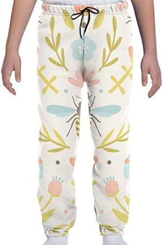 Quguangyan Boys Sweatpants Cute Bee and Flower Baggy Trousers with  Drawstring Clothing, Shoes u0026 Jewelry