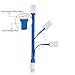 Leadzoe USB C Hub, OTG Type C Hub with 1x USB 3.0 female, 2 x USB 2.0 female, for MacBook, MacBook Pro, Google Pixel, Galaxy S8, more USB-C Devices