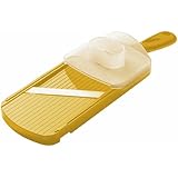 Kyocera Advanced Ceramic Double-edged Mandolin Slicer with Guard, Yellow