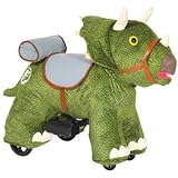 jurassic world triceratops plush ride on