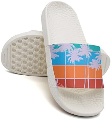 GKEPJYVCK Surfs Up Surfboard California Surfline Womens Sandal Low Top Fashion White