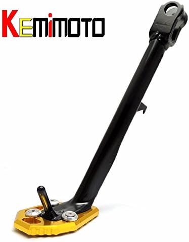TecGeo(TM) For yamaha mt 07 CNC Kickstand Extension Side Stand Plate Pad Motorbike Parts for yamaha fz 07 2015-2016 Brand new