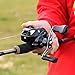 Sougayilang Baitcasting Reel, 7.2:1 Gear Ratio Super Smooth Power, 12 + 1 Shielded Ball Bearings, 18LB Super Drag, Anti-Corrosion Black Fishing Reel-Right Hand