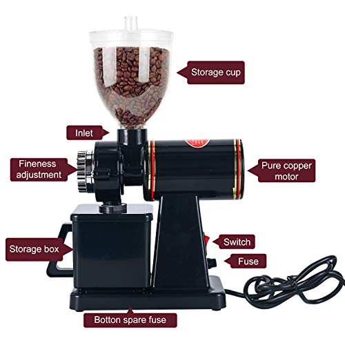 Homend Automatic 110V Electric Burr Coffee Grinder Mill Grinder Coffee