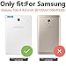 ProCase Folio Case Compatible for Galaxy Tab A 8.0 T350 P350 (Old Model), Slim Lightweight Hard Shell Standing Cover Case for 2015 Galaxy Tab A 8.0 inch SM-T350 Tablet -Black
