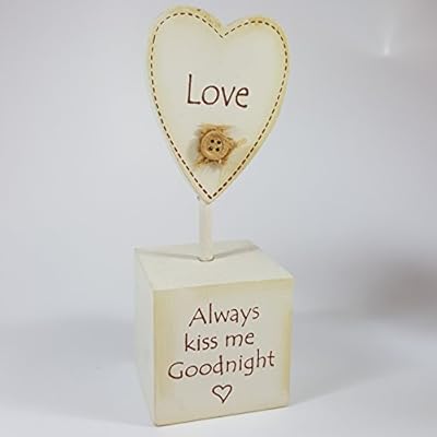 Amazon De Lf Gifts Love Ornament Herz Auf Wurfel Immer Kiss Me