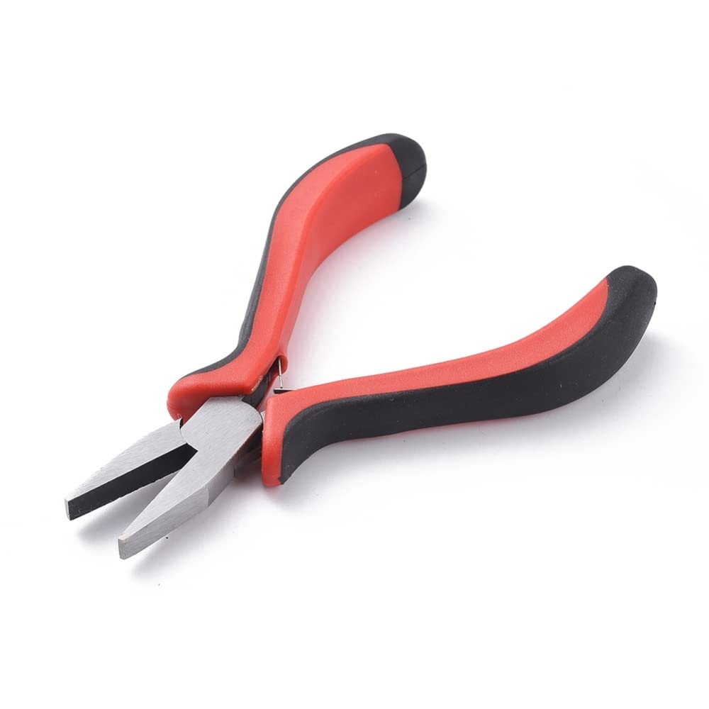 Jewelry Pliers Flat Nose Plier Bending Miniblings 12Cm Red Black