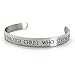 FORGIVEN JEWELRY Philippians 413 Stainless Steel Cuff Bracelet I Can Do All Things Through Christ