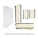 MIU COLOR Foldable Closet Underwear Organizer Drawer Divider Storage Boxes Under Bed Organizer 4 Set for Underwear, Bras, Socks, Ties, Scarves