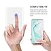 1st Guard [2 Pack] Galaxy Note 10 Plus Screen Protector,Fingerprint Reader Full 3D Curved Edge Coverage Tempered Glass HD Clear Case Friendly for Samsung Galaxy Note 10 Plus and Note 10+ 5G
