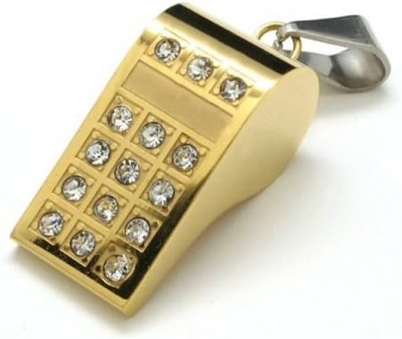 Trend Leader Justin Bieber Whistle CZ Pendant necklace