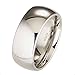 10mm White Tungsten Carbide Polished Classic Wedding Ring