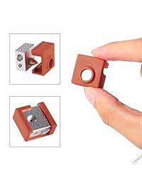 Houkr   Funda de silicona para calefactor de impresora 3D MK7 MK8 MK9 Hotend para Creality CR 10,10S,S4,S5,Ender 3, ANET A8, funda de silicona para calcetines de calcetines de aislamiento de 536.0 °F resistente a altas temperaturas