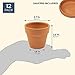 Juvale 12 Pack 3 in Mini Terracotta Pots for Plants Flower, Small Clay Terra Cotta Planter with Drain Hole Saucers for Succulent Indoor Outdoor