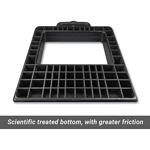 Rubber Heavy Duty Pallet Jack Wheel Chock 2 Pack, Premium Pallet Jack