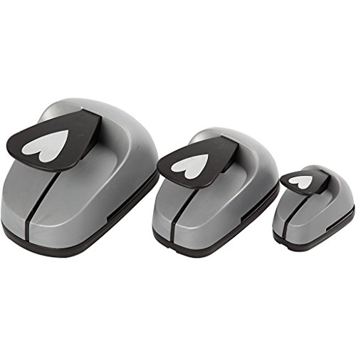 Craft - Juego de Perforadoras de Papel (tallas 25 + 49 + 75 mm, 3 unidades)