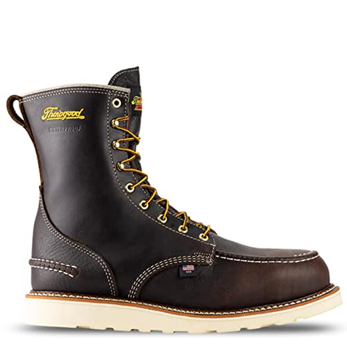 Thorogood 1957 Series 8” Waterproof Work Boots for Men FullGrain
