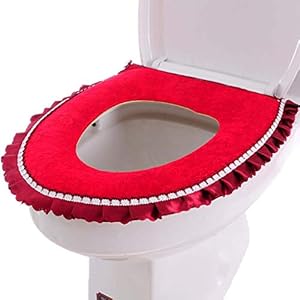 Yuzhijie Gouden fluwelen kant rits toiletbril rits capuchon stoel toilet cover Taobao explosie kan worden gereinigd, 3