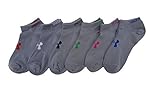 Under Armour Heatgear Womens Training No-show Socks, 6 Pair (M, Grey)