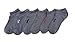 Under Armour Heatgear Womens Training No-show Socks, 6 Pair (M, Grey)