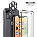 Eastcoo 2 Pack iPhone 11 Pro Max Screen Protector + Camera Protection, 2.5D Tempered Glass Bubble Free 9H Hardness Anti-Scratch Glass + Camera Lens Protective Cover for iPhone 11 Pro Max 6.5’’ 2019