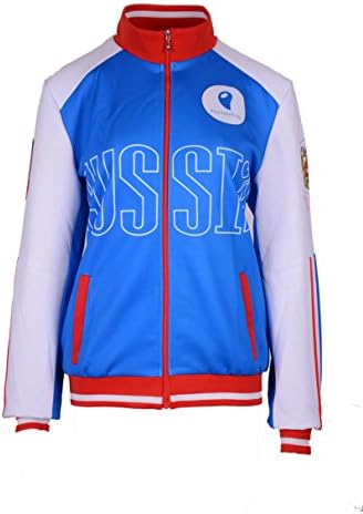 RedCoser Unisex High School Sportswear Jacket Blue Athletic Coat - Asia XL (US Female L)