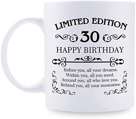 aiyaya 30th Birthday Gifts for Women Men - 11 oz Coffee Mug - 30 Year Old  Present Ideas for Son, Daughter, Sister, Brother, Friend, Colleague (30th  Birthday Gift) price in Saudi Arabia |