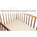 Sealy Baby Posturepedic Crown Jewel Waterproof Standard Toddler & Baby Crib Mattress - 220 PostureTech Sensory Coils, 51.7