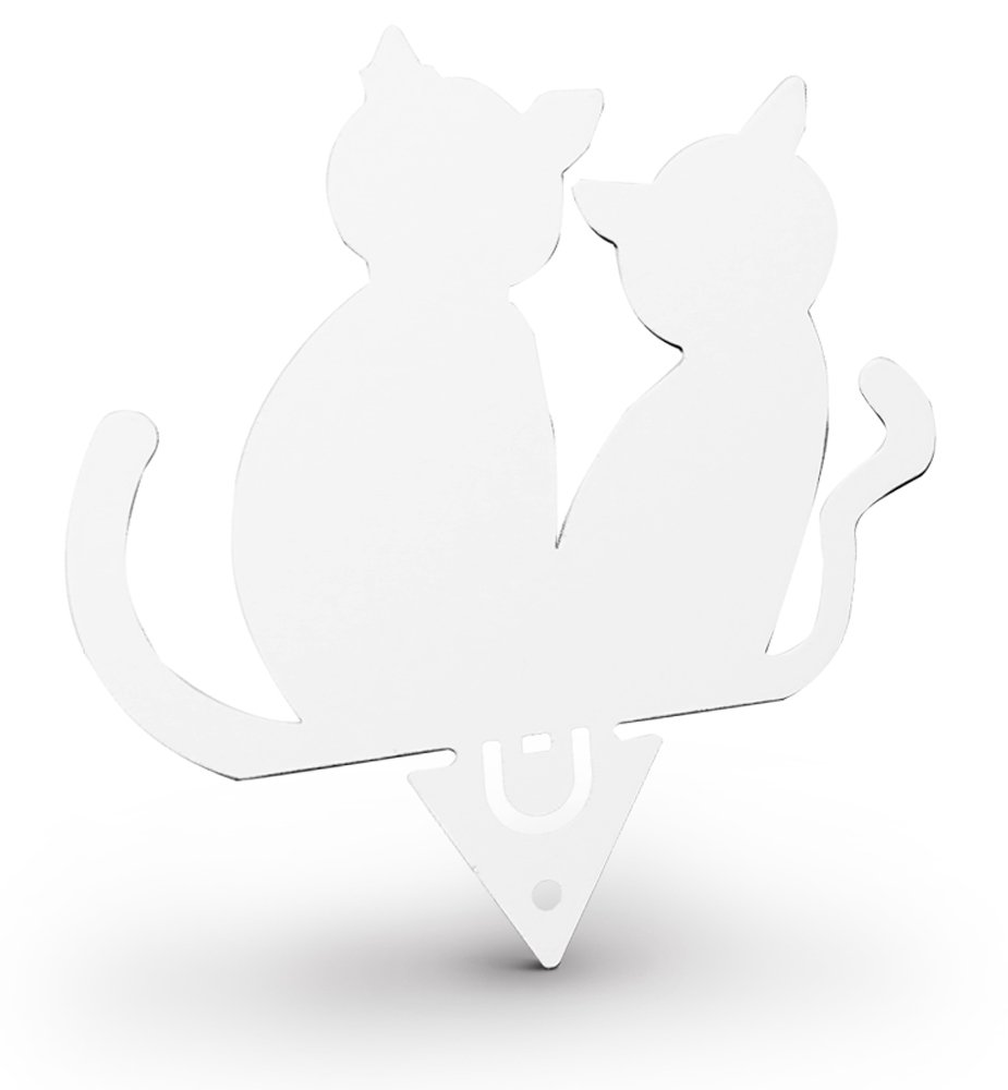 Alubox Zampirino Spiral Door Mosquito Repellent for Planting Cats, White, 0 x 12 x 13 cm