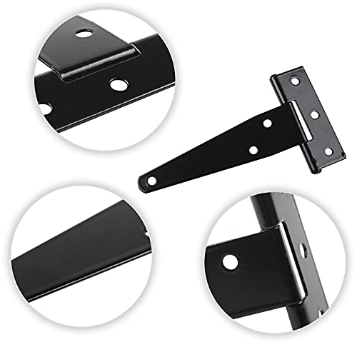 TamBee TStrap Hinges Light Duty Barn Door Hinges Shed Door Hinges Rustic Hinges Gate Strap