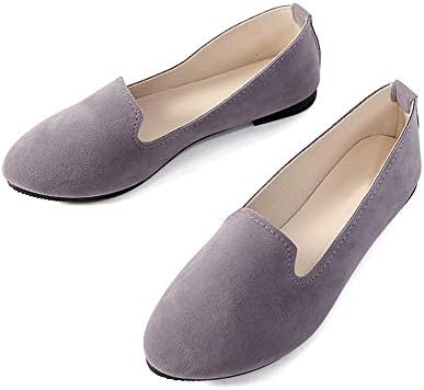 Slduv7 Women Pointed Comfortable Flat Ballet Shoes