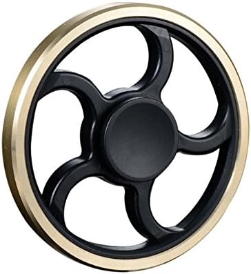 Fingertip Gyro Decompression Fidget Spinner Copper Five Leaf Stent EDC Tool Fidget Spinner Hand Toy Last for Perfect Gifts