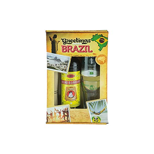 VELHO BARREIRO Caipirinha-Set"Greetings from Brazil" Cachaça 700ml 39% vol – Bild 5
