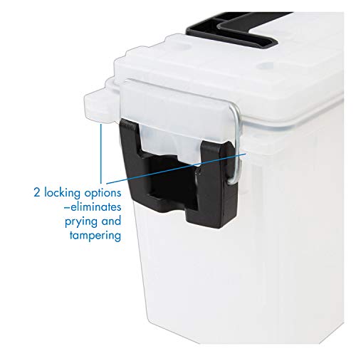Logix 12535 Stackable Craft Storage Box with Handle, Locking Art Supply