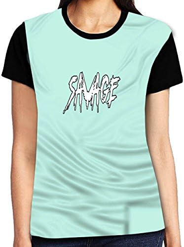 HOLDBEST Savage Logang Logan Woman Girl Graphic Fashion Distinctive Short O-Neck Tee Men's Tee Light Blue