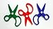 Play Doh / Pretend Play - Scissors Tool - 3 Pieces Assorted Colors. **NON-TOXIC Saftety Stationery Plastic Scissors.**