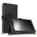 INFILAND Tab 3 Essential Case, Folio Premium PU Leather Stand Cover for Tab 3 Essential 7.0 7-Inch Tablet 2016 Release Only, Black