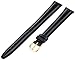 Voguestrap TX39313LBK Allstrap 13mm Black Long-Length Genuine Calf Watchband