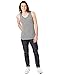 Alternative Men's Double Ringer Tank Shirt, Grey/Navy, Large