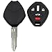 Mitsubishi Eclipse Galant Lancer Endeavor Outlander 4 Buttons Remote Fob Key Case Cover Shell Replacement
